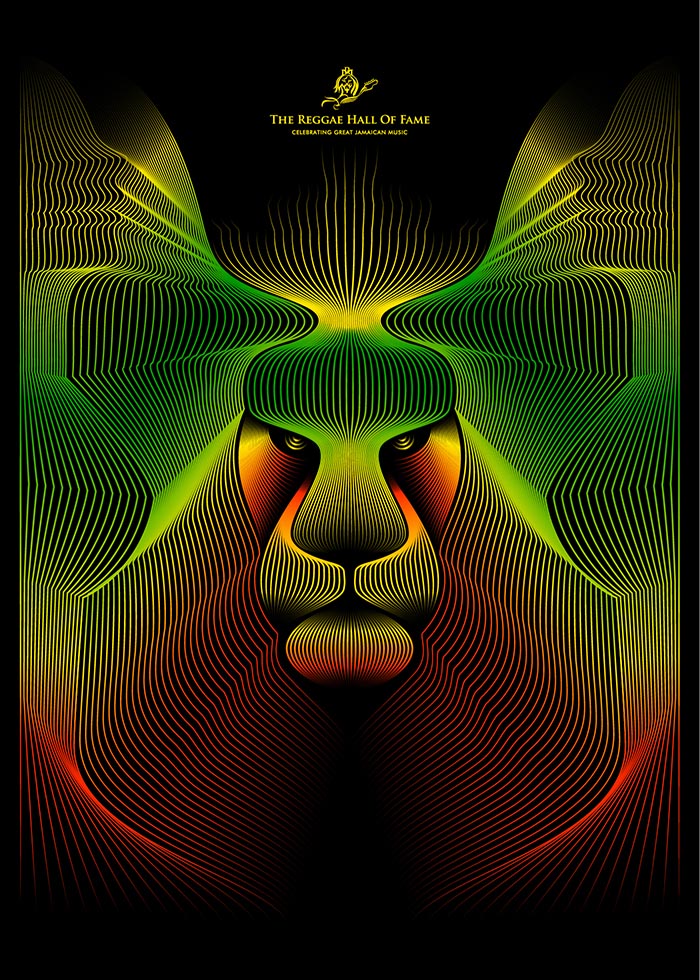 poster illustration reggae music
