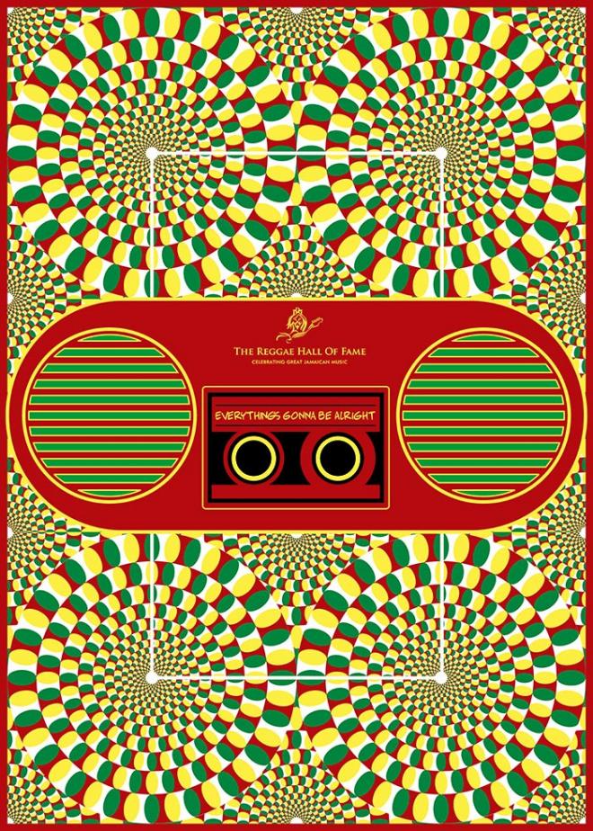 poster illustration reggae music