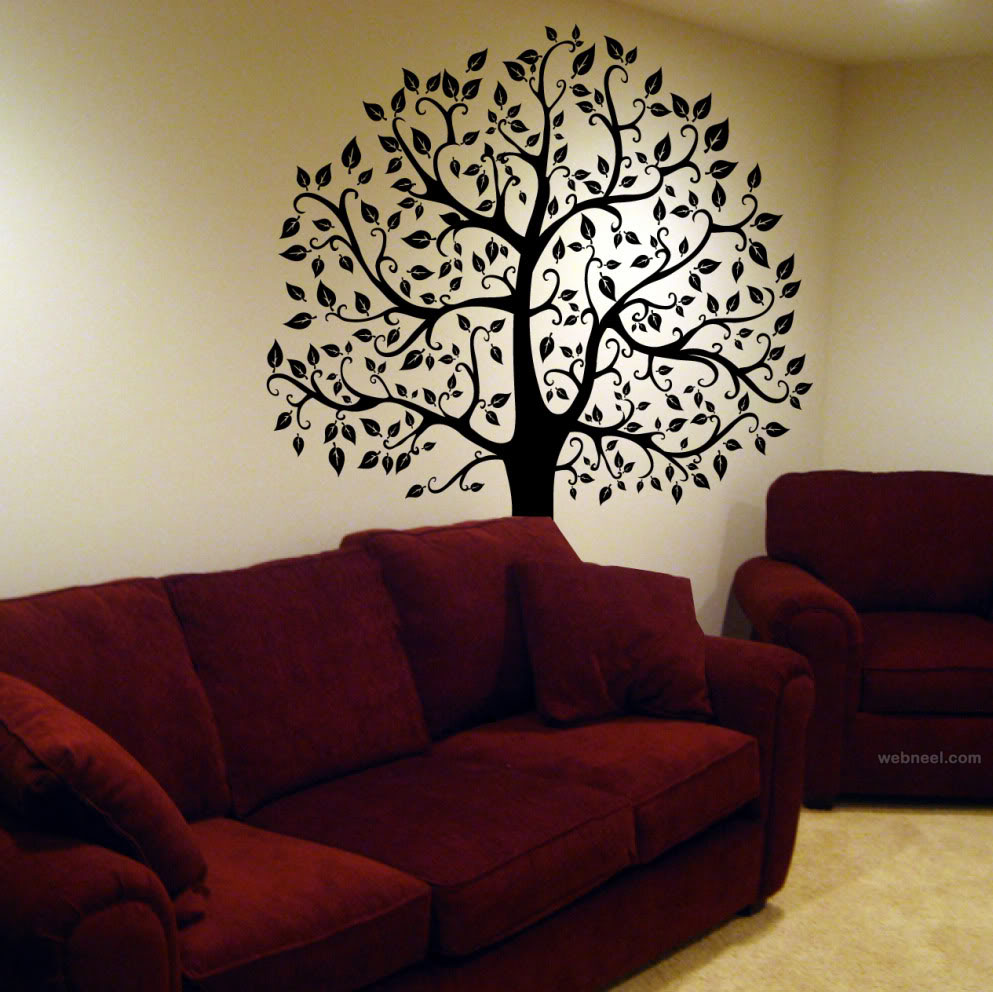 tree wall art ideas decals