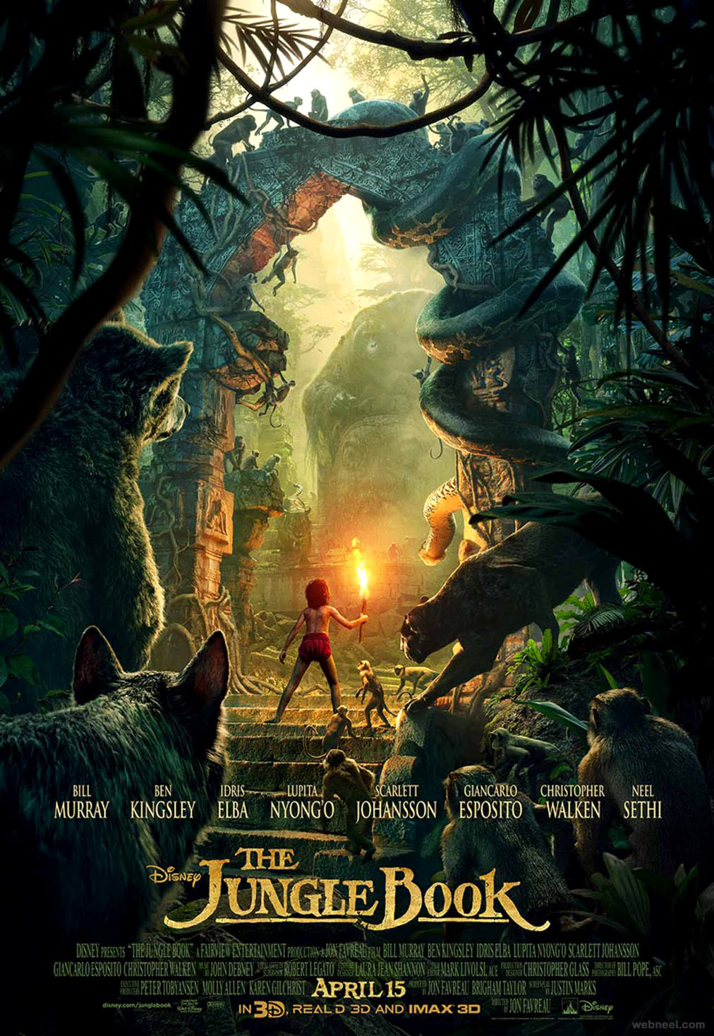 jungle book movie poster design