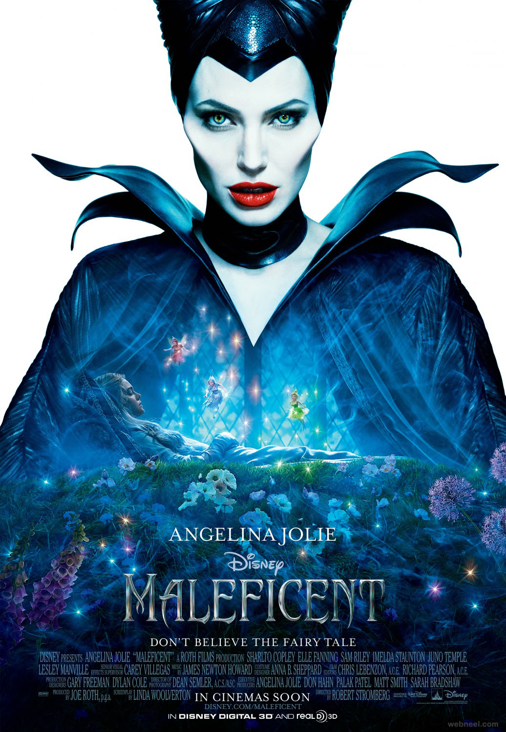 maleficent brilliant movie poster design