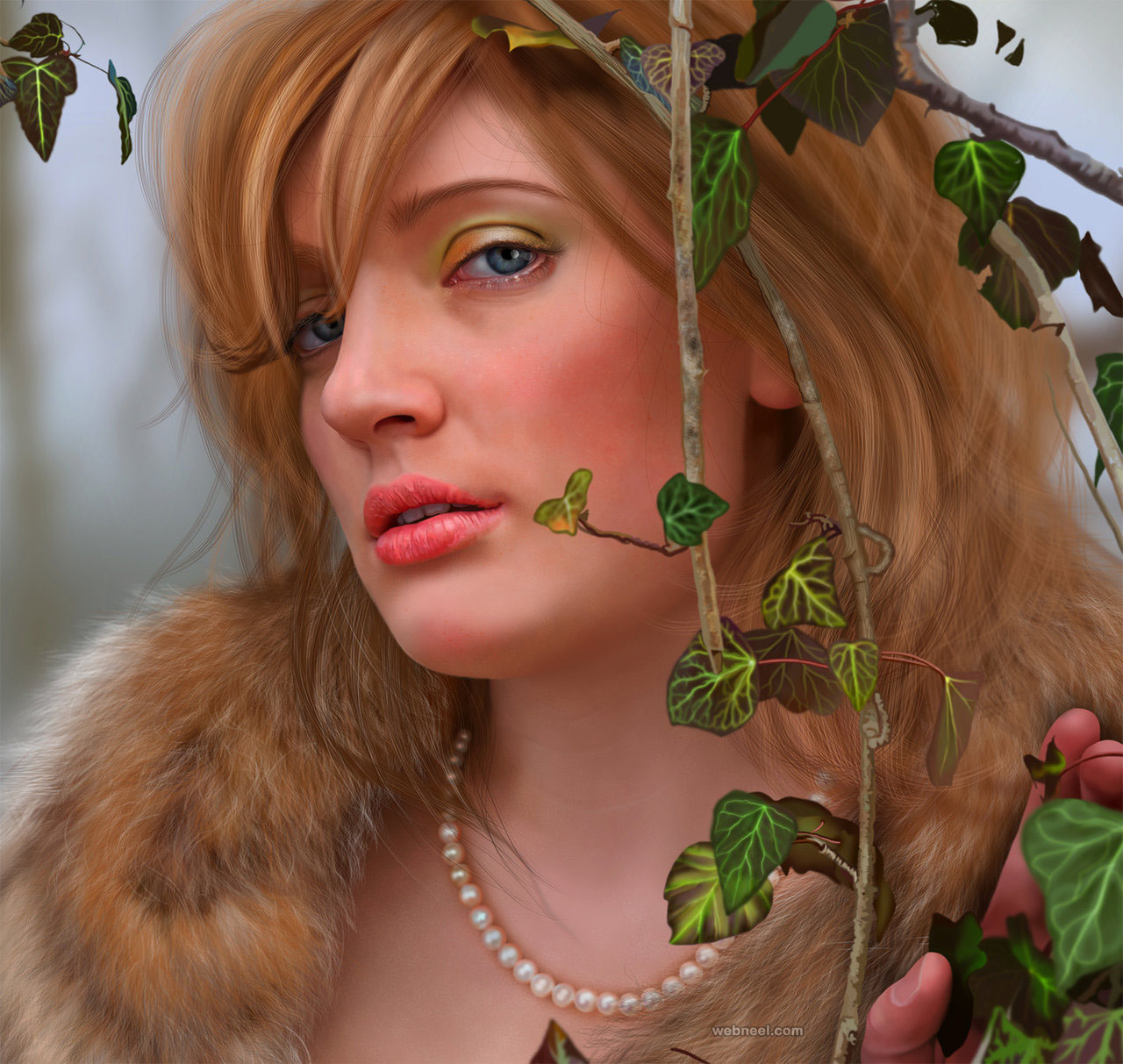 realistic digital painting by newberry