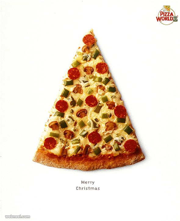 christmas ads pizzaworl
