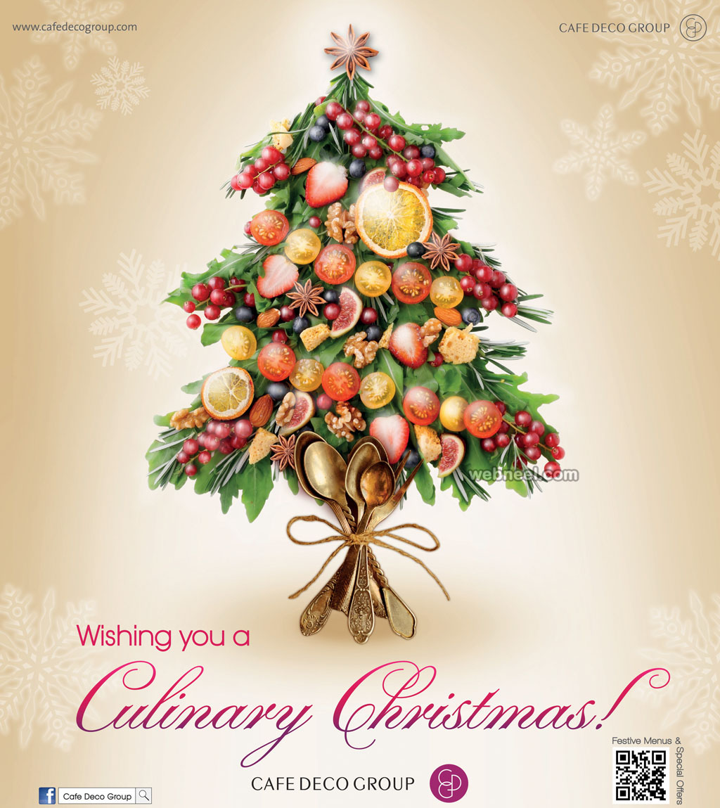 culinary christmas advertising ideas