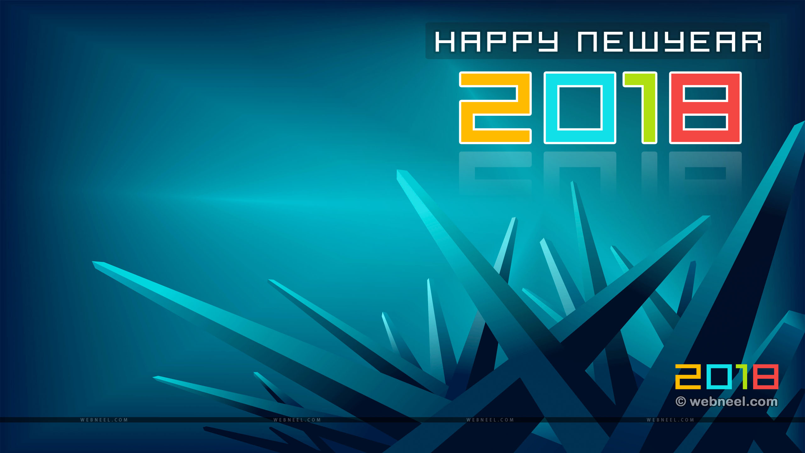 new year wallpaper abstract