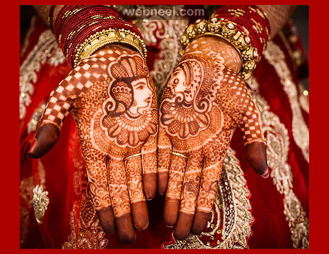 punjabi bridal mehndi designs
