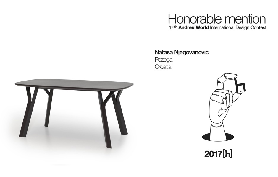 honorable mention andreu design contest