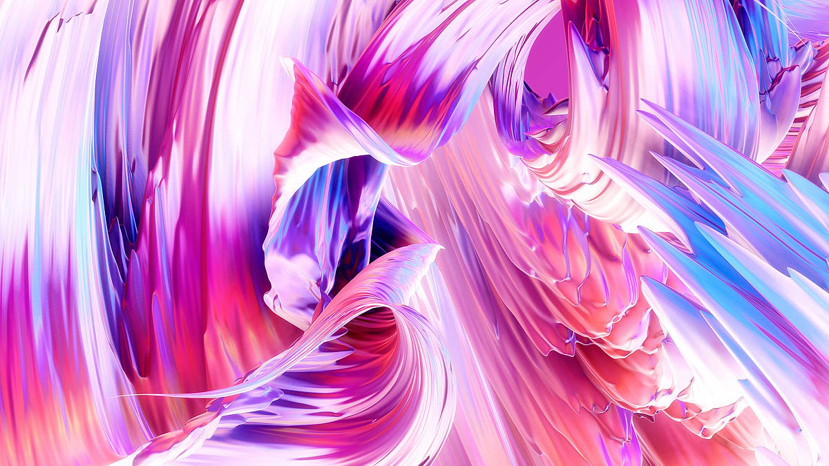 colorful motion graphcis digital painting