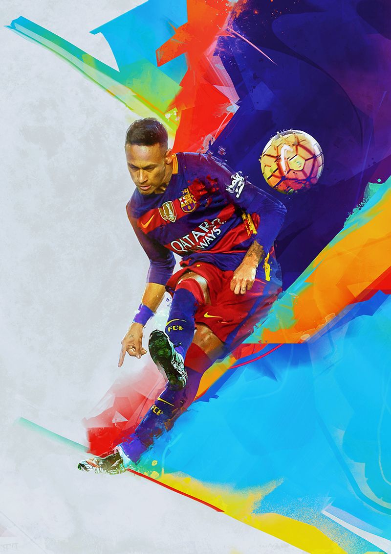 soccer digital art