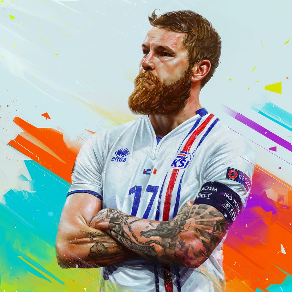 soccer digital painting