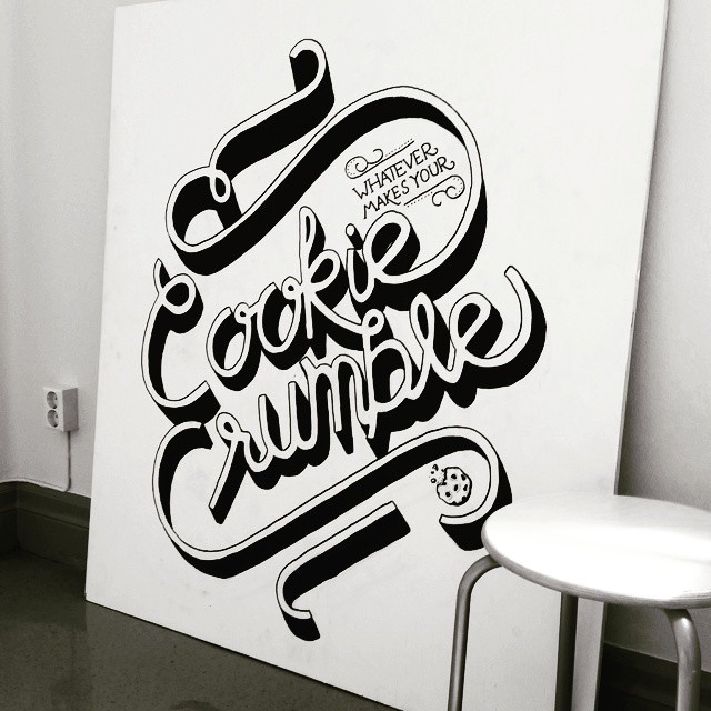 cookie typography