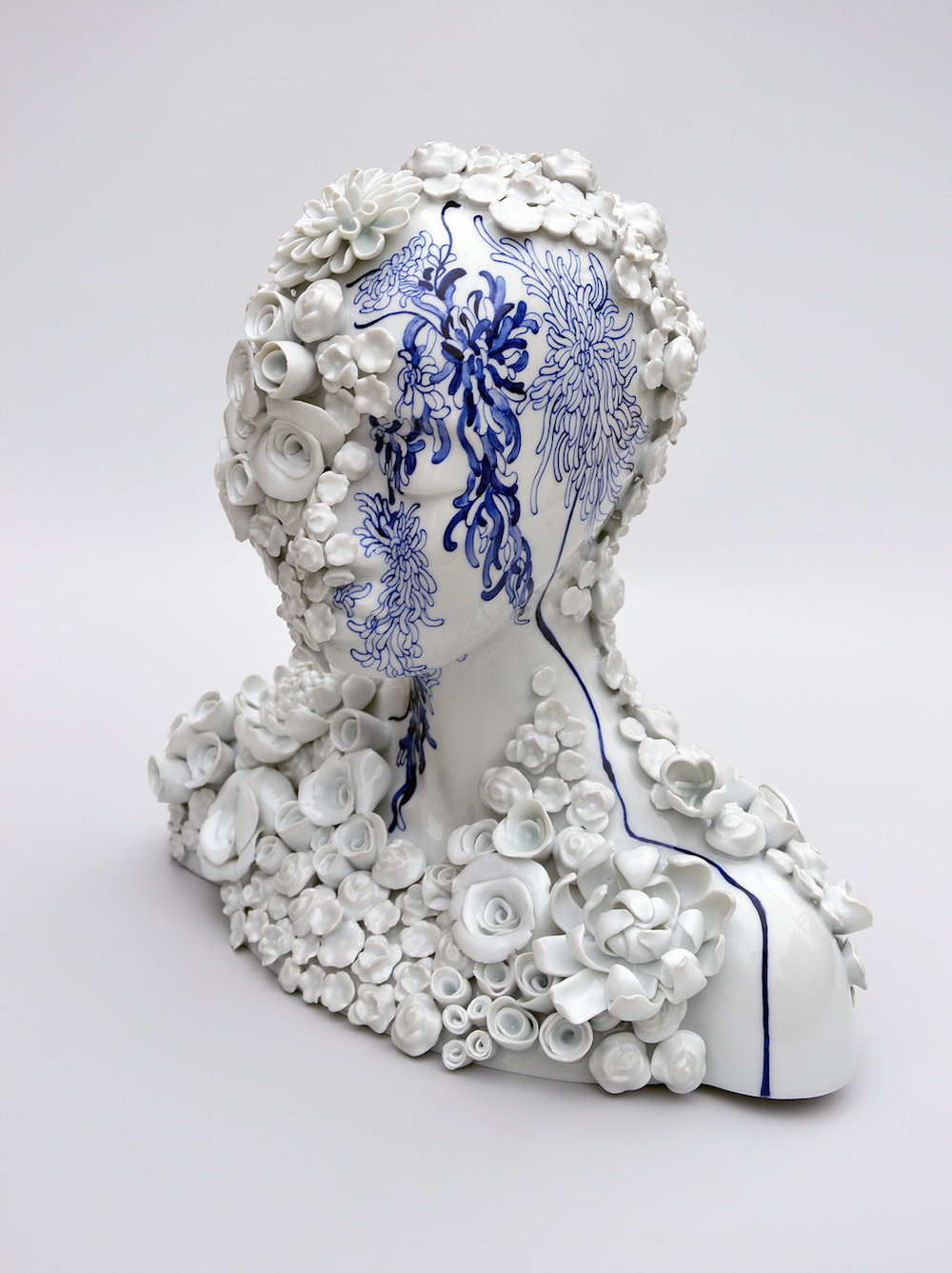 surreal porcelain sculptures