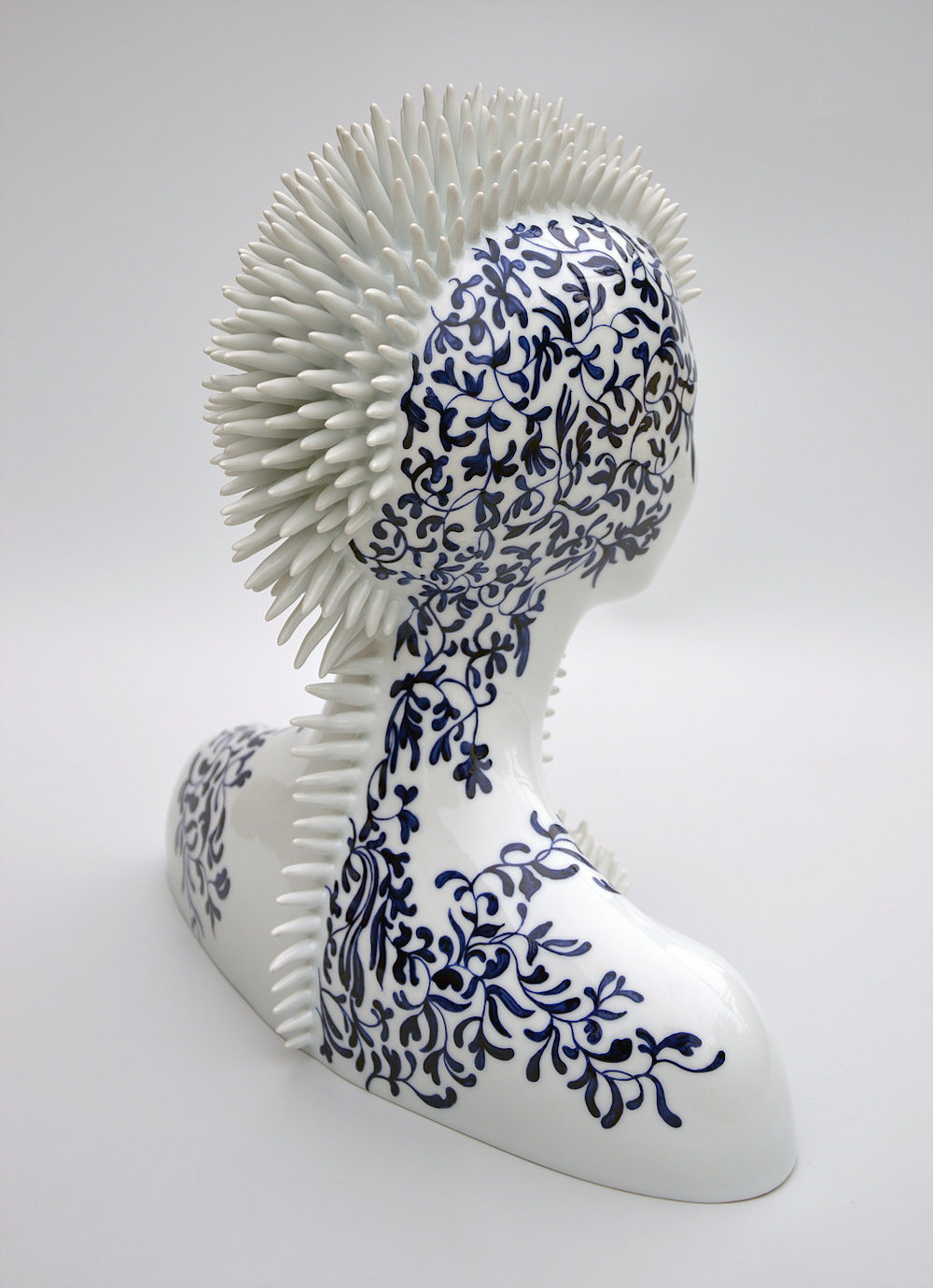 surreal porcelain sculptures by juliette clovis