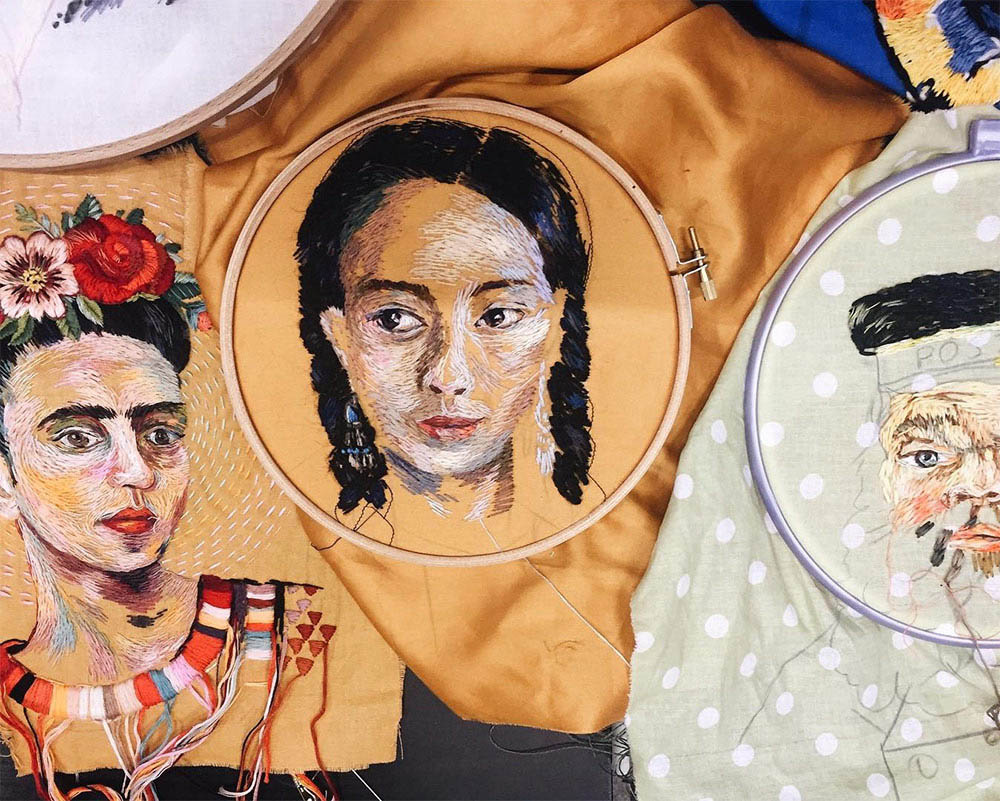 women embroidery art lisa smirnova