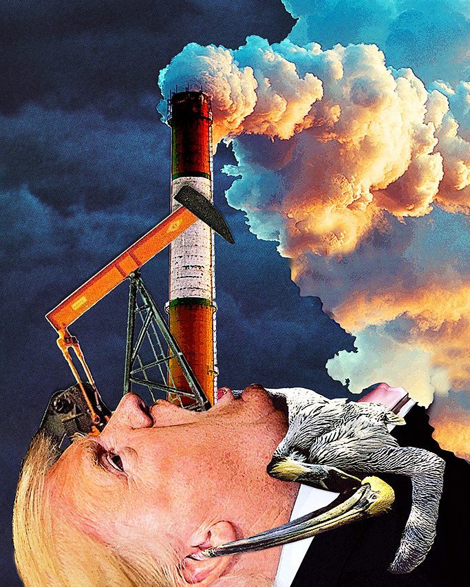 pollution surreal photo collage
