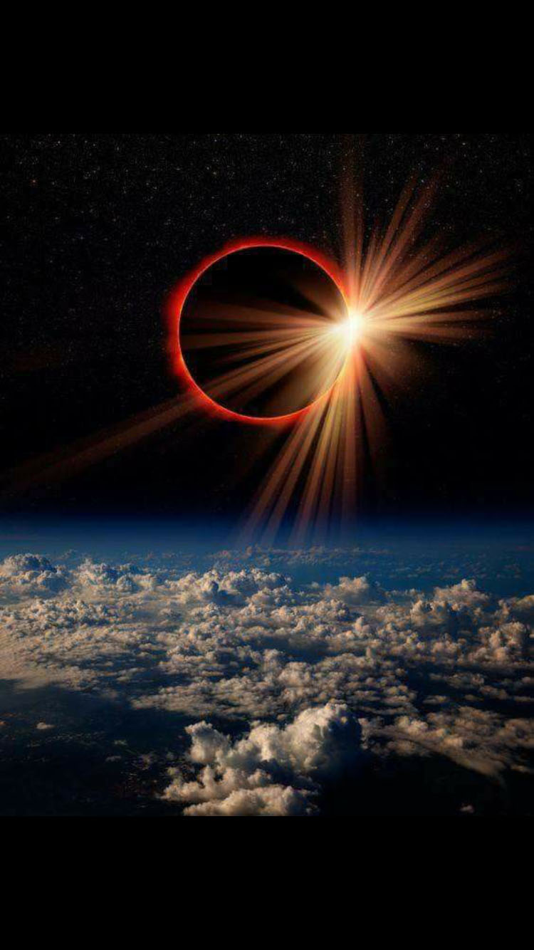 solar eclipse diamond ring