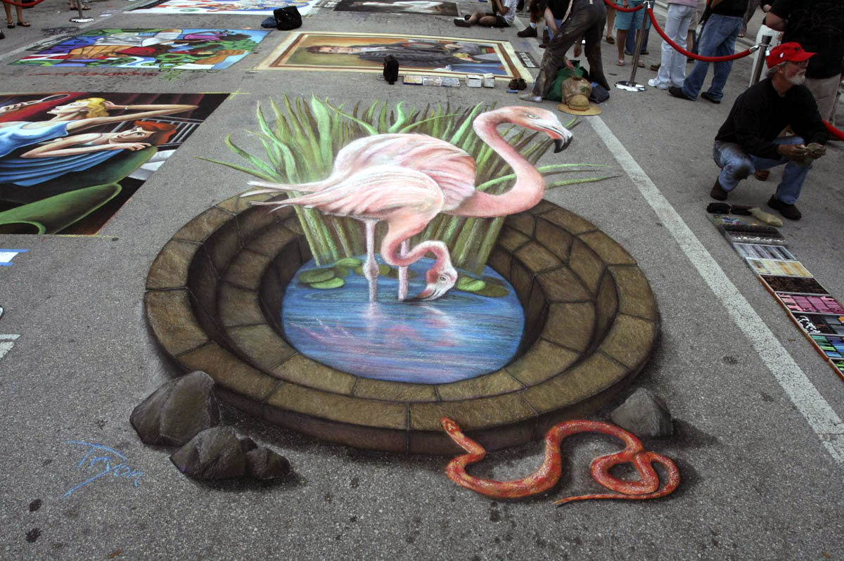 snake street painting lakeworth