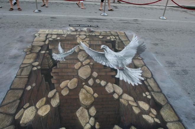 birds street painting lakeworth