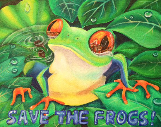 frog art