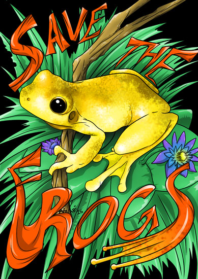 frog art