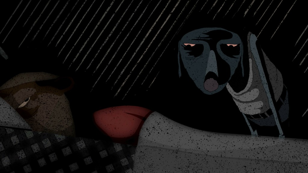 a coat made dark animatricks animation