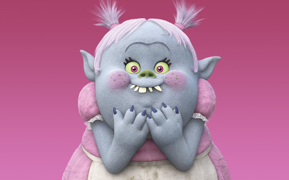 bergen bridget trolls 3d animation movie