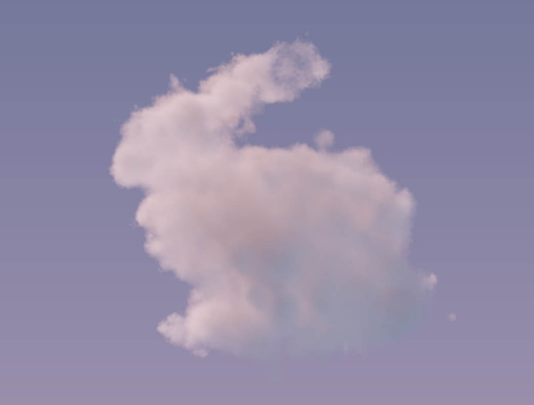 rabbit volumetric clouds elementacular autodesk maya
