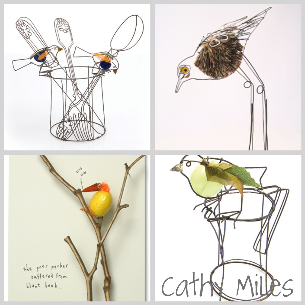 bird sculpture cathy miles