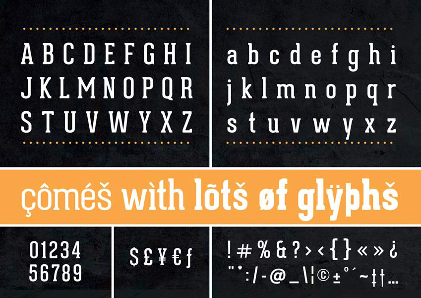 free fonts geared by ben dalrymple
