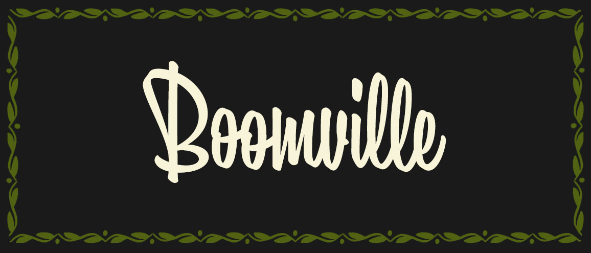free fonts boomville by mkamelvas