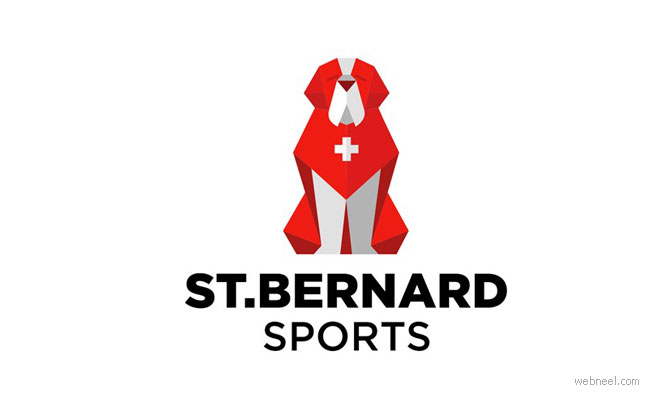 sports dog logo design