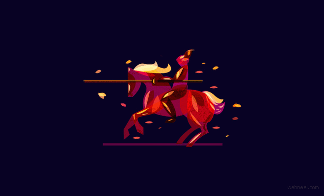 polo horse blend logo design by ilyaschapko