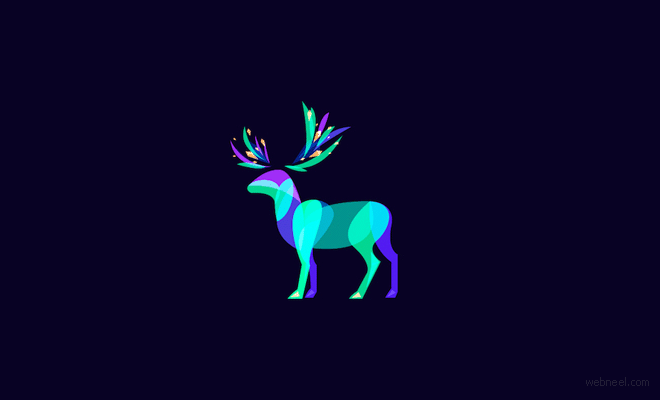 reindeer blend logo design by ilyaschapko