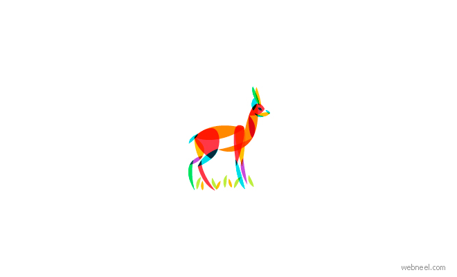 animal transparent logo design idea by ilya schapko