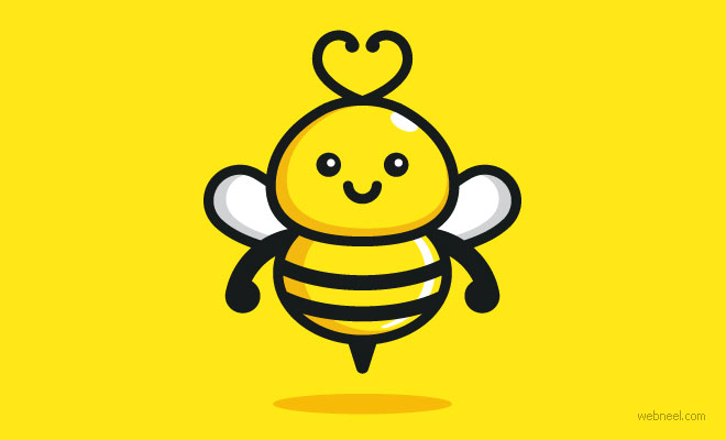bee logo design idea