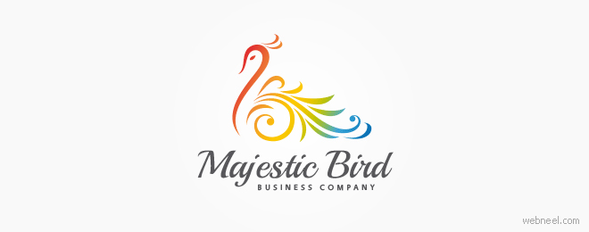 bird logo design by moccadesign