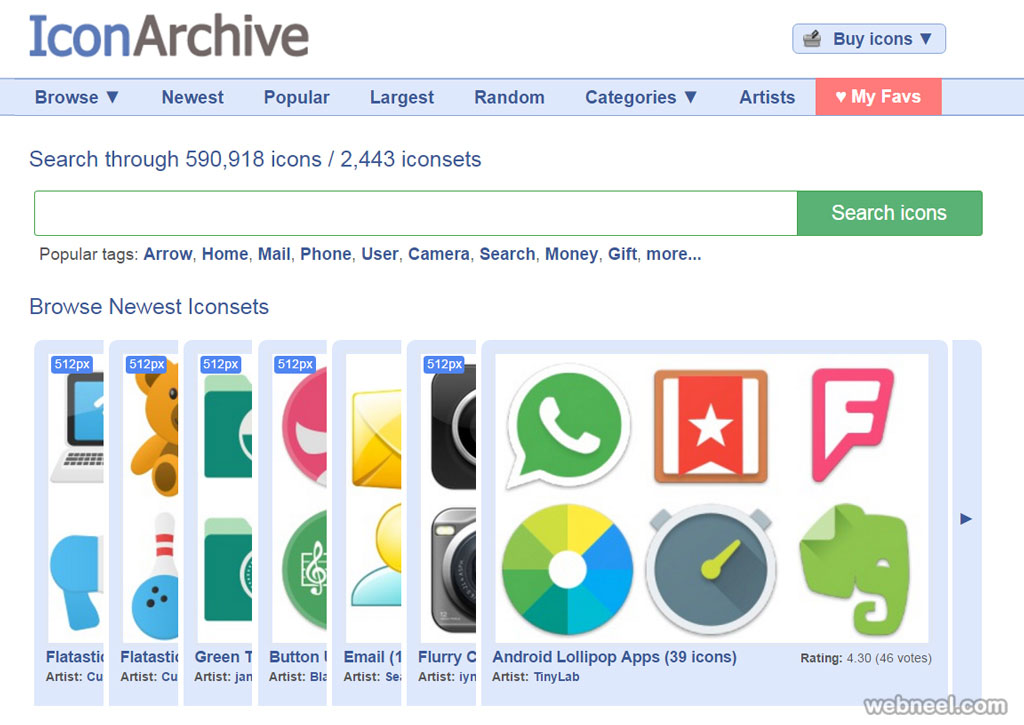 iconarchive for web graphic designers